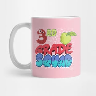 3rd Third Grade Squad Tee Back To School Class Of 2019 Graduation Gift Student Kids Preschool Teacher Shirt First Day Of School Gift Education Shirt Mug